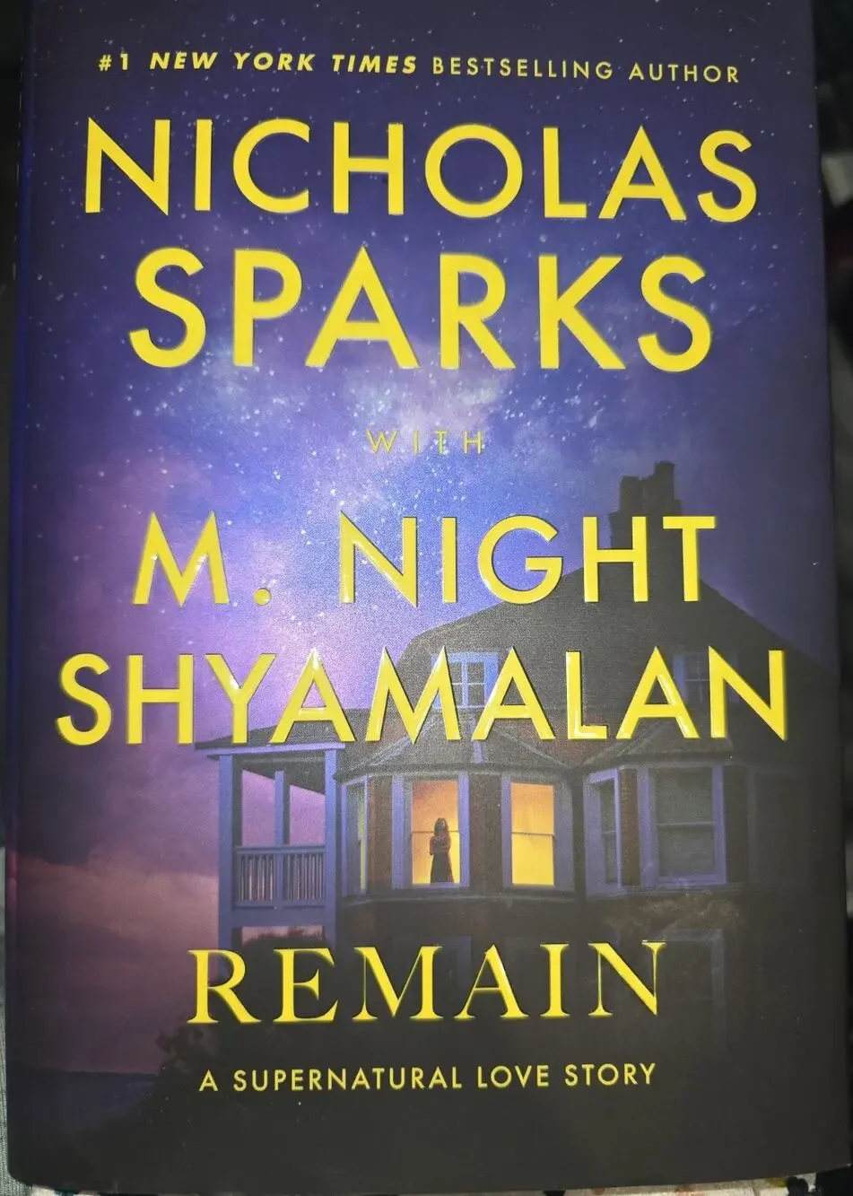 Nicholas Sparks And M. Night Shyamalan Remain First Ed. Book